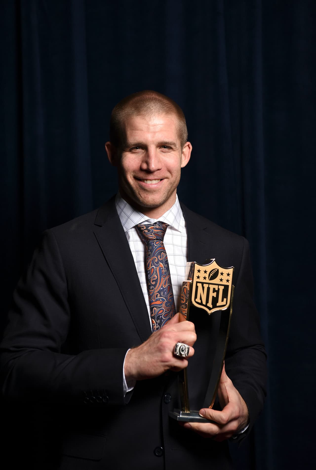 Jordy Nelson se llevó el premio al Regreso del año, tras recuperarse de una grave lesión en la rodilla el flamante receptor de los Green Bay Packers.