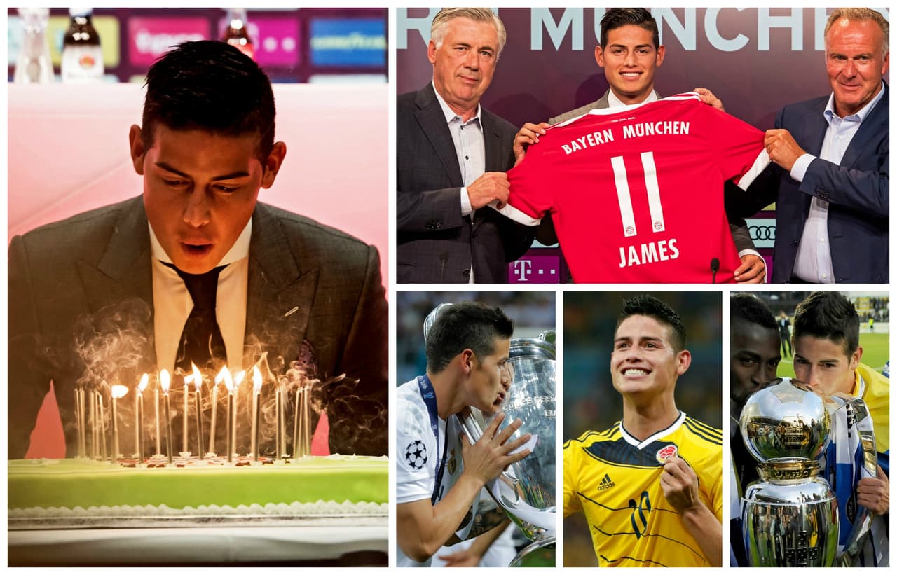 La firma del contrato a préstamo –por dos temporadas– desde el Real Madrid al F.C. Bayern Múnich, coincidió con el natalicio de James Rodriguez, quien se prepara para una etapa más en la que espera conseguir mucha más gloria.