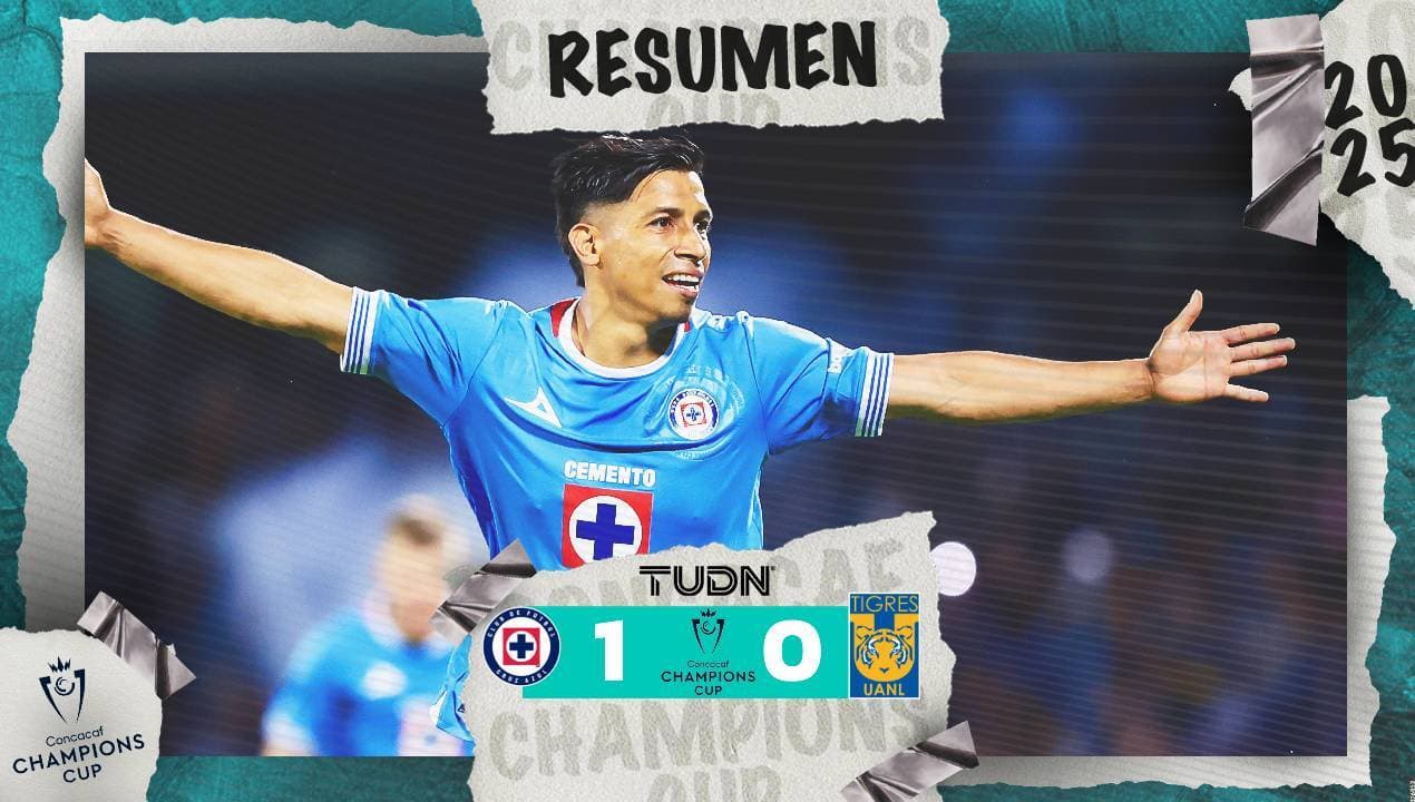 Cruz Azul vence a Tigres y avanza a la Final de la Concacaf Champions Cup