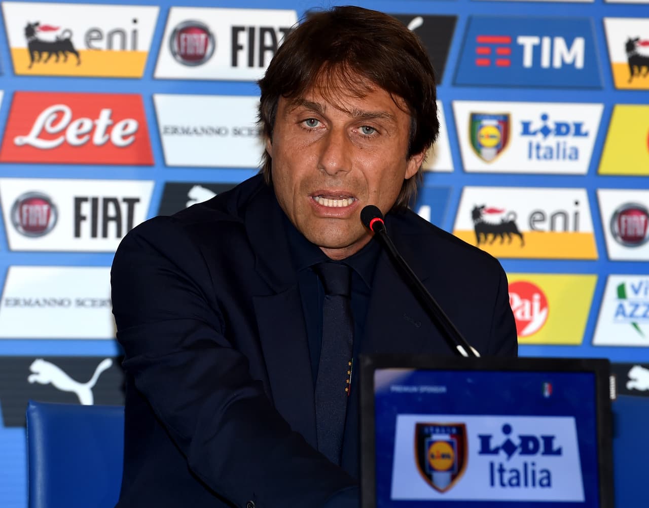 Antonio Conte quiere una Italia muy veloz en la Eurocopa.