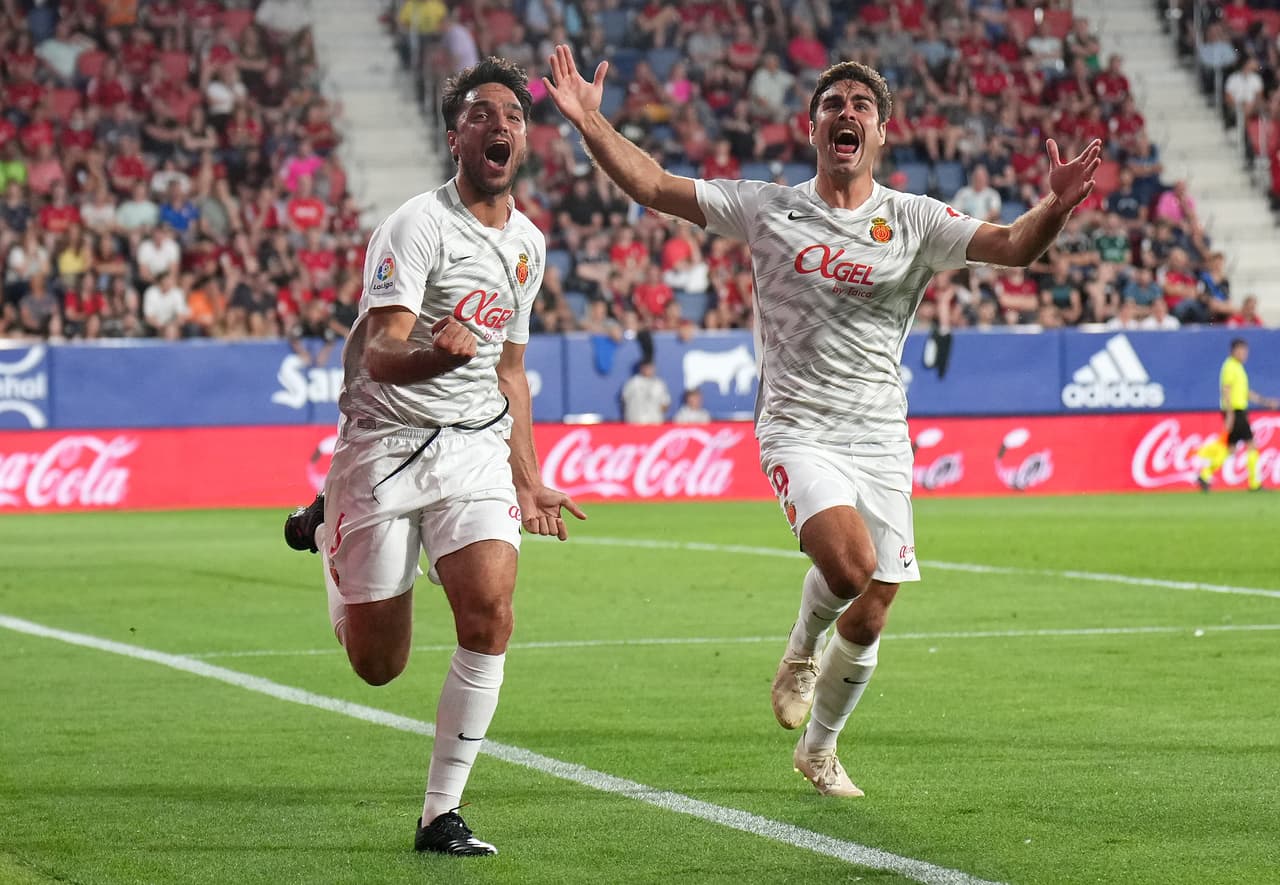 Mallorca sacó el triunfo en su visita al Osasuna y consiguieron mantenerse en Primera División.