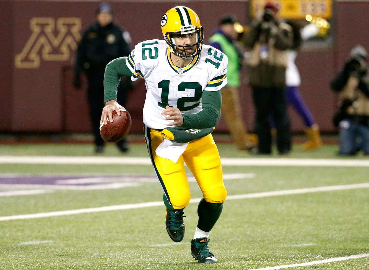 13.- Aaron Rodgers, QB, Green Bay Packers.- 19.08 puntos.
