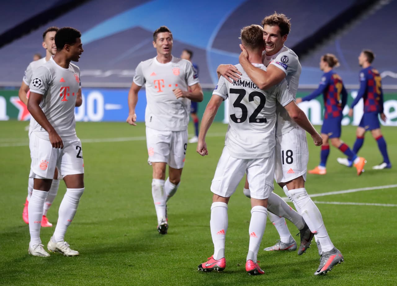 Bayern destrozó al Barcelona y avanza a semifinales | El aplastante conjunto bávaro no necesitó dos partidos para eliminar a los blaugranas con un marcador de 8-2.