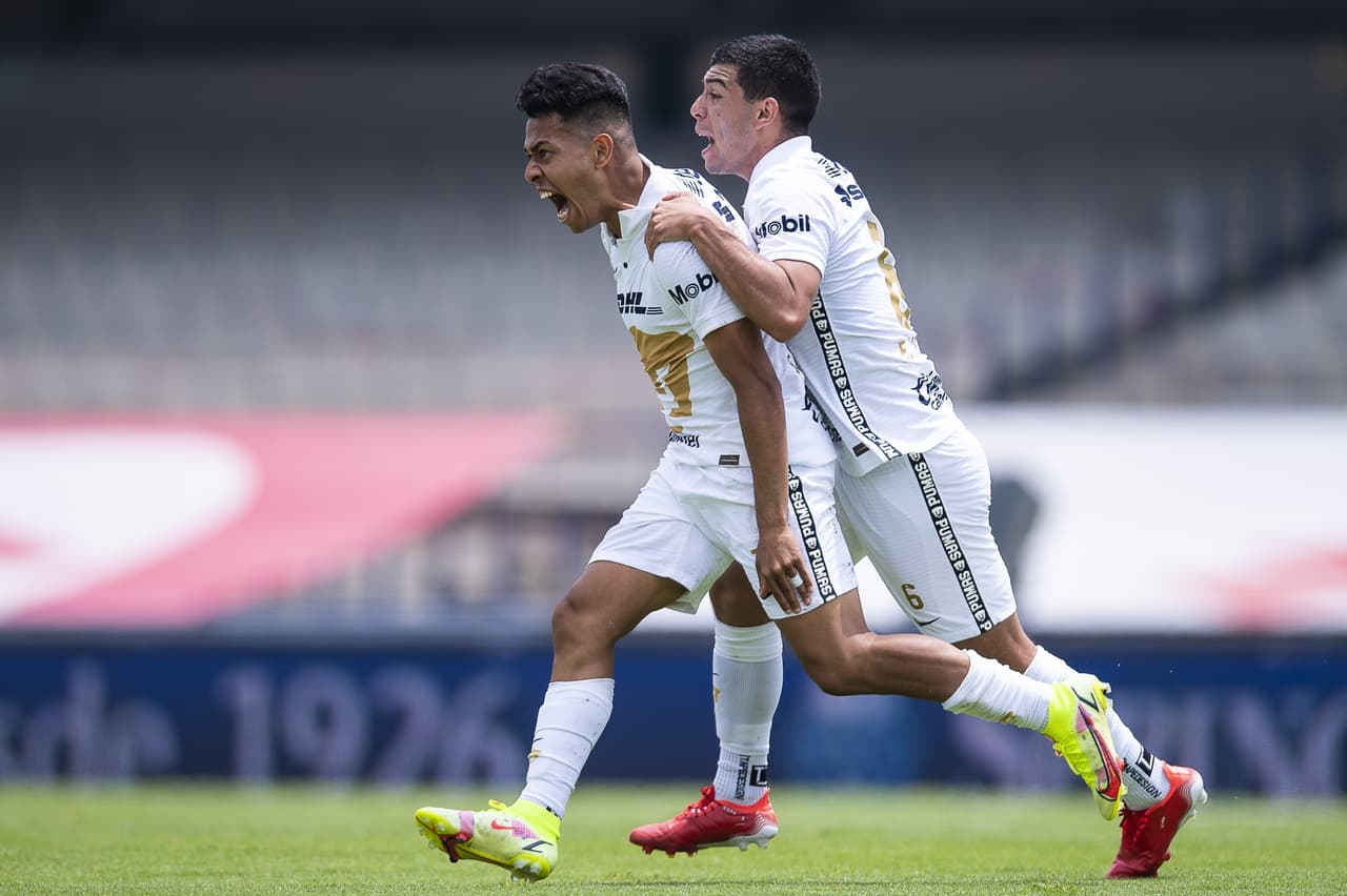Andres Vombergar, Germán Berterame y Unai Bilbao son los encargados de darle el triunfo al Atlético San Luis 1-3 sobre Pumas.