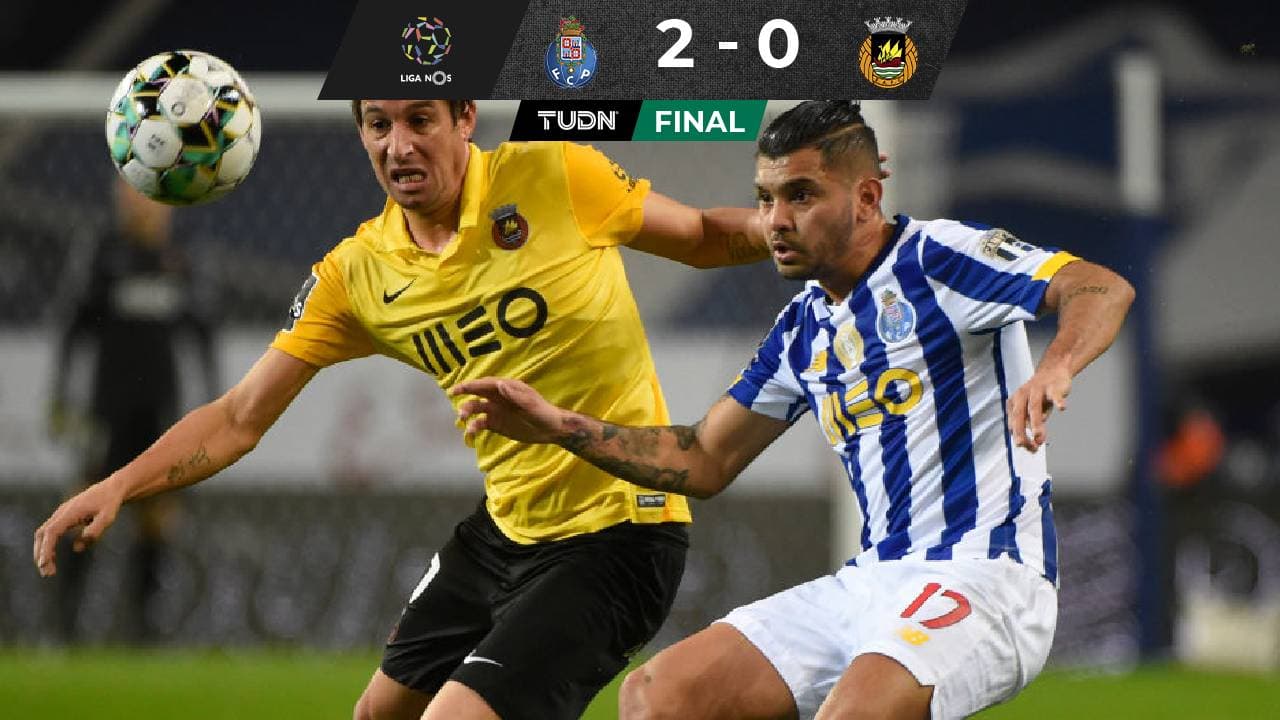 Porto, con el Tecatito, venció al Rio Ave y acosa al Sporting