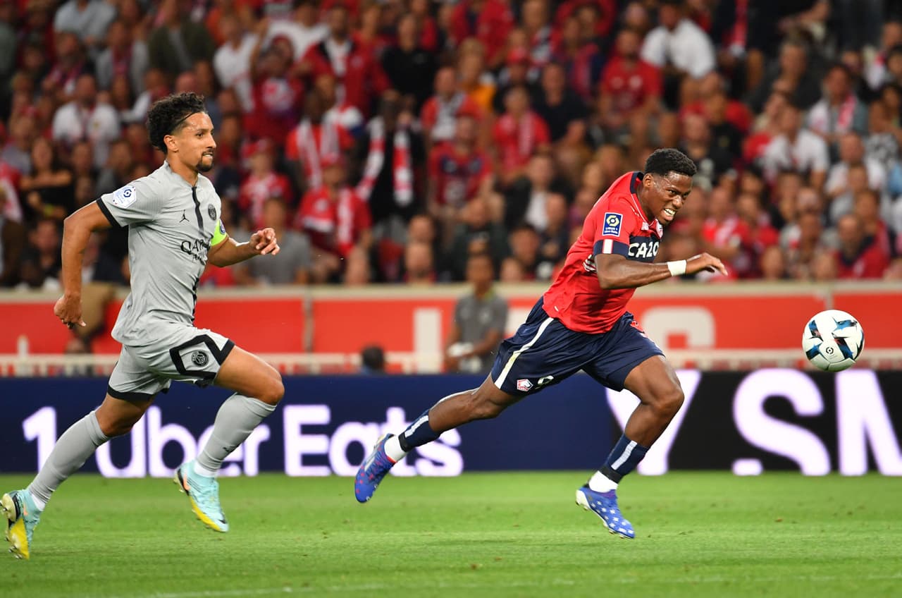 París Saint Germain se dio un festín de goles como vistante ante Lille y se afianzó como líder de la Ligue 1.