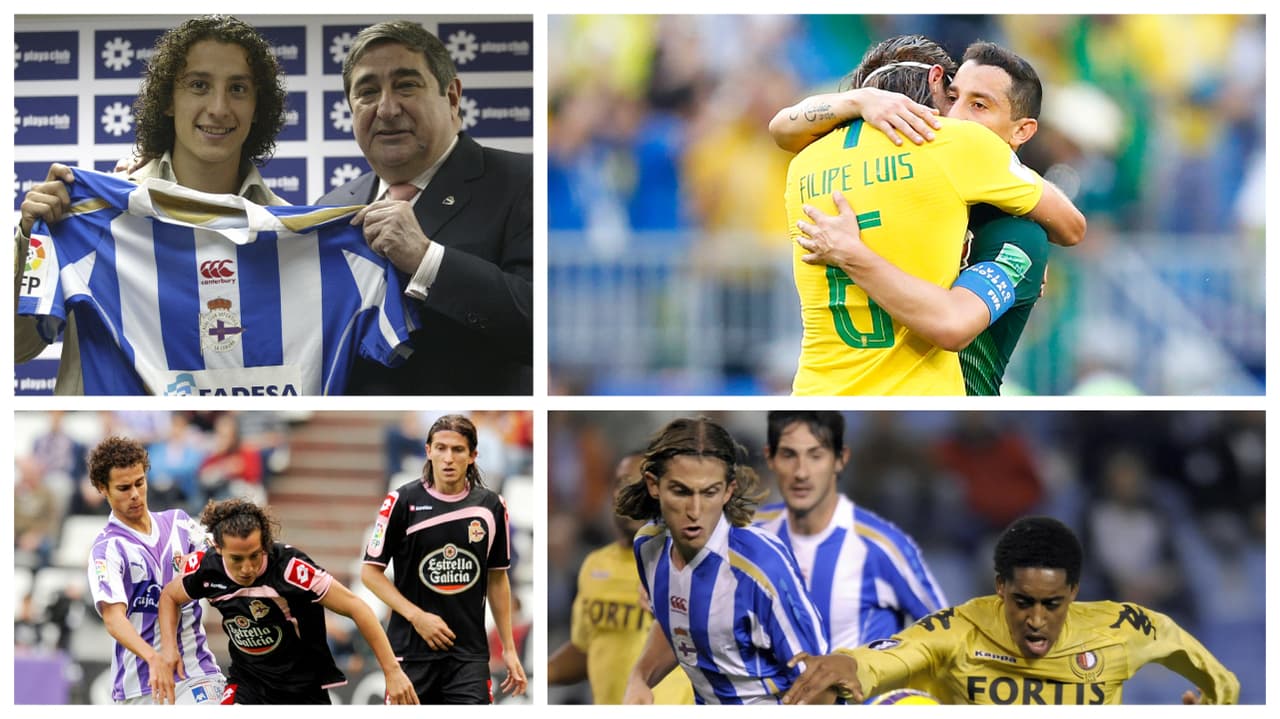 Las carreras de Filipe Luis y Andrés Guardado despegaron cuando ambos se cruzaron en el
<b>Deportivo de La Coruña</b> en 2007.