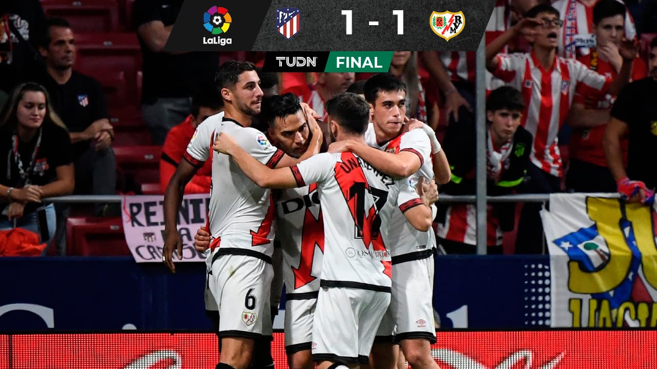 Falcao le anota al Atlético de Madrid para darle el empate al Rayo Vallecano