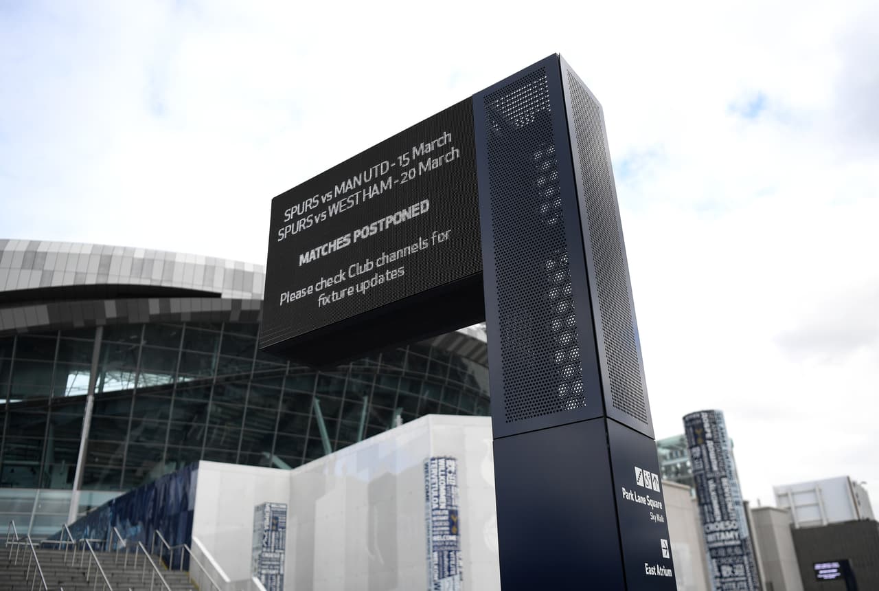 Tras la suspensión de actividades en la liga inglesa, la desolación en los estadios es abrumadora.