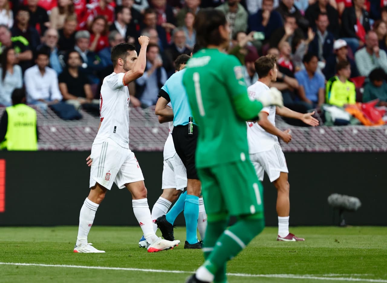 España logró un valioso triunfo en su visita a Suiza que no ha ganado un solo punto en lo que va de esta edición de la Nations League.