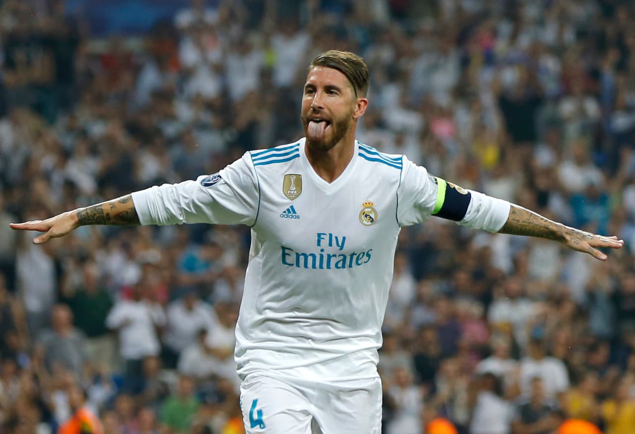Sergio Ramos tiene cinco goles en esta racha, los mismos que el exjugador blanco Mariano Díaz, ahora en Lyon.