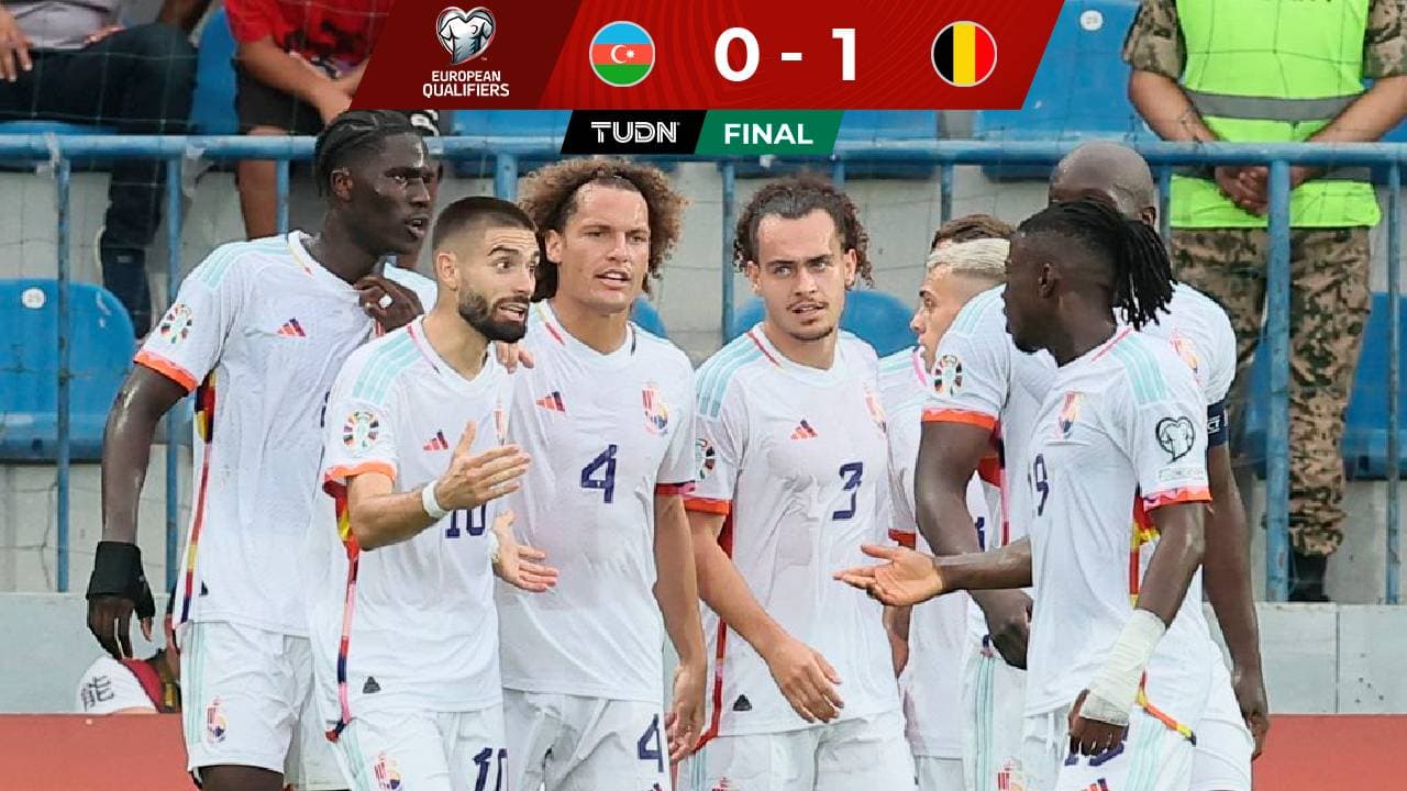 Bélgica vence con lo justo a Azerbaiyán y se acerca a la Euro 2024