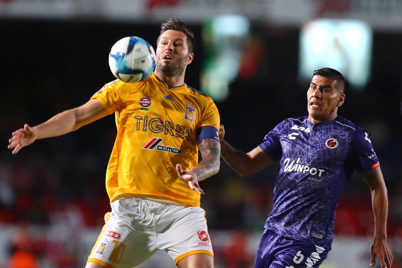 Tigres vence a domicilio a Veracruz con anotaciones de Francisco Venegas en los últimos 5 minutos del partido y se coloca en la cima de la Liga MX con 13 puntos de 18 disputados.