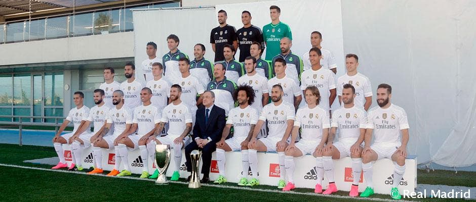 El Real Madrid se tomó la foto oficial de la temporada 2015/2016