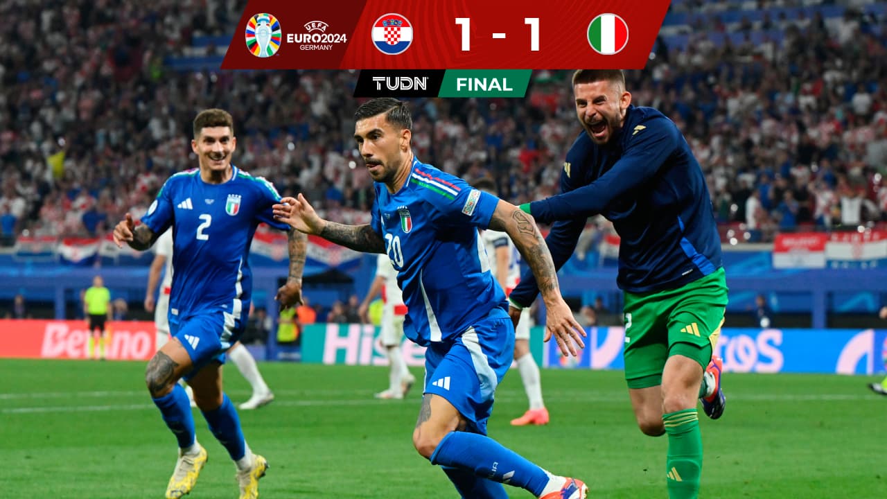 Italia clasifica a Octavos de Final de la Eurocopa 2024 al empatar con Croacia