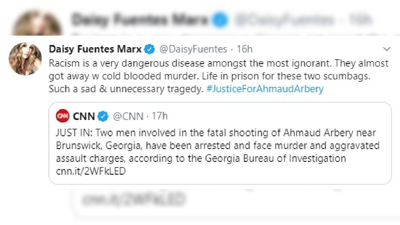 El ciudadano estadounidense fue abatido por dos personas mientras se encontraba corriendo en su vecindario.