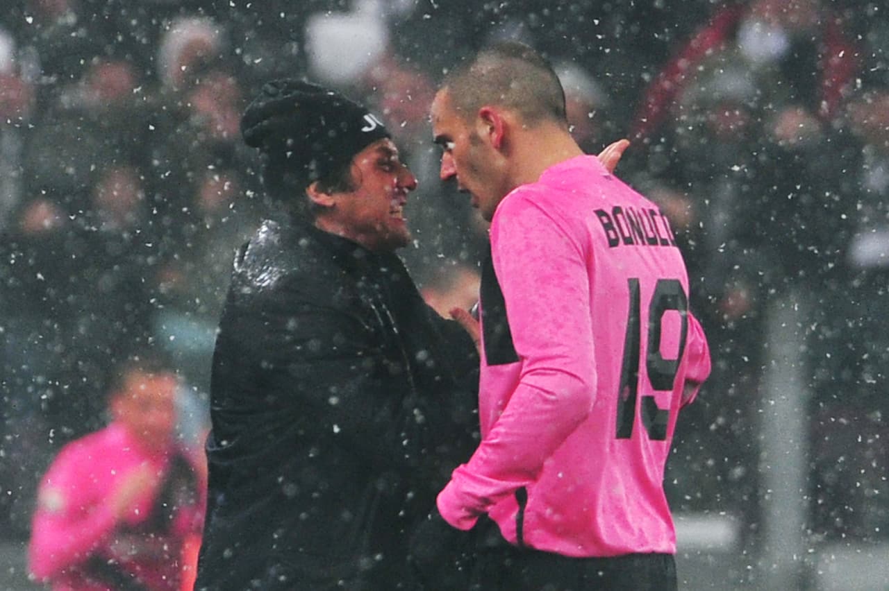 Conte dirigió a Leonardo Bonucci en el Bari de la Serie B y en la Juventus lo transformó en uno de los mejores defensas del mundo.