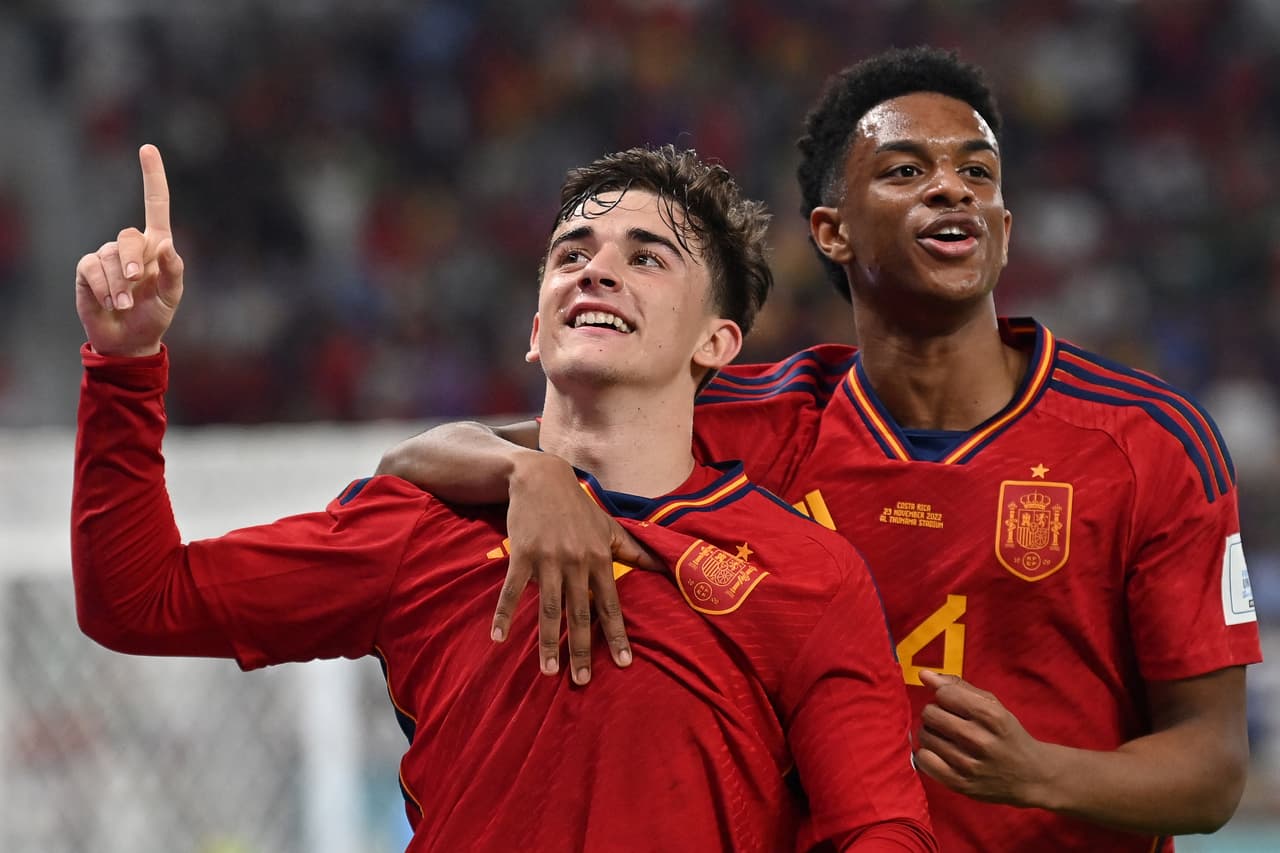 España le anotó siete goles a Costa Rica en el marcador más abultado del Mundial Qatar 2022 hasta el momento y de paso hicieron historia con el anotador más joven de la Selección española.