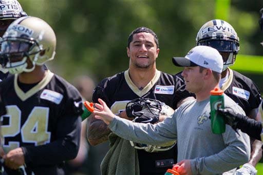 Compañerismo entre los Saints (AP-NFL).