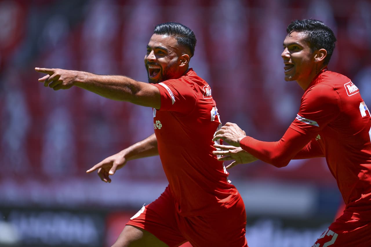 during the game Toluca vs Tigres UANL, corresponding to Day 05 of the Torneo Apertura Guard1anes 2020 of the Liga BBVA MX, at Nemesio Diez Stadium, on August 16, 2020.
<br>
<br> durante el partido Toluca vs Tigres UANL, correspondiente a la Jornada 05 del Torneo Apertura Guard1anes 2020 de la Liga BBVA MX, en el Estadio Nemesio Diez, el 16 de Agosto de 2020.
