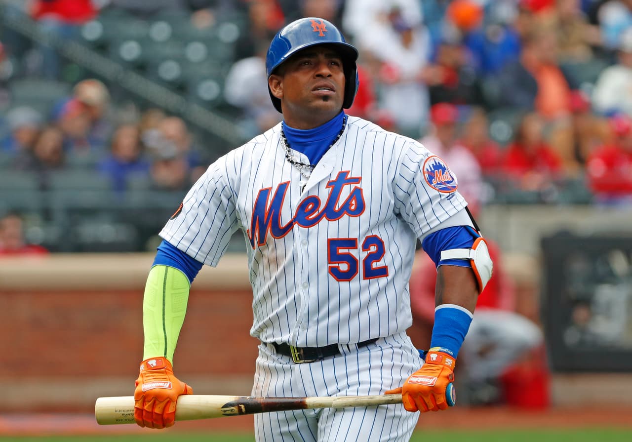 Yoenis Céspedes | El cubano de los New York Mets conectó 37 hits y 9 jonrones en la campaña 2018. Se recupera de lesiones.