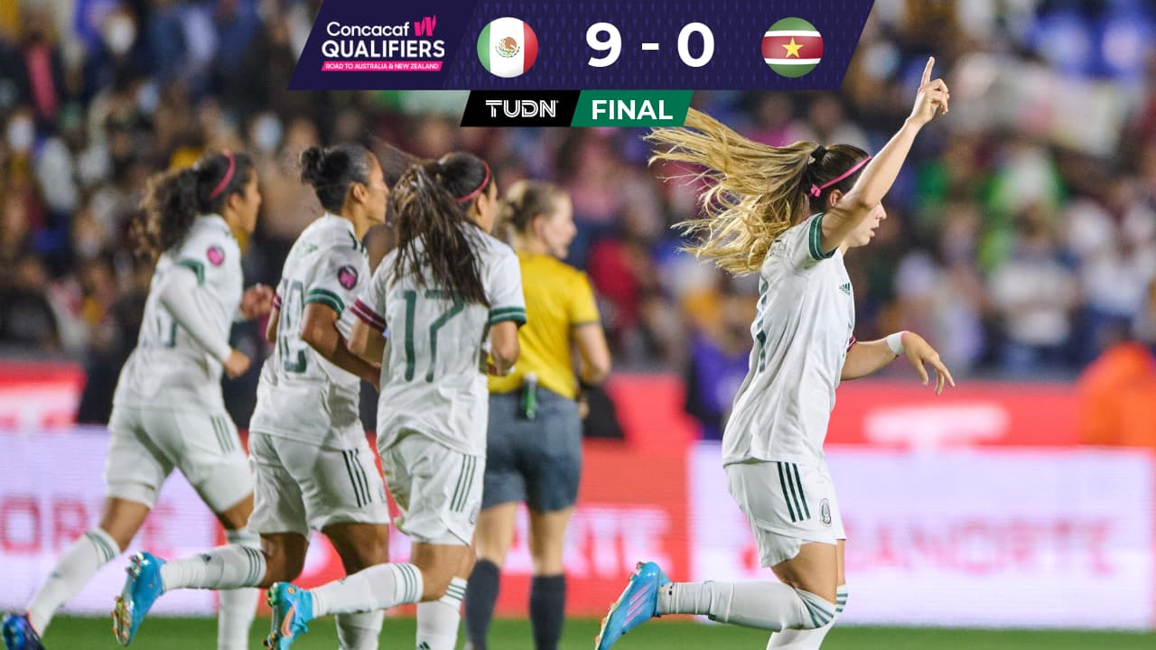 El Tri Femenil golea a Surinam en el Premundial Femenino de Concacaf