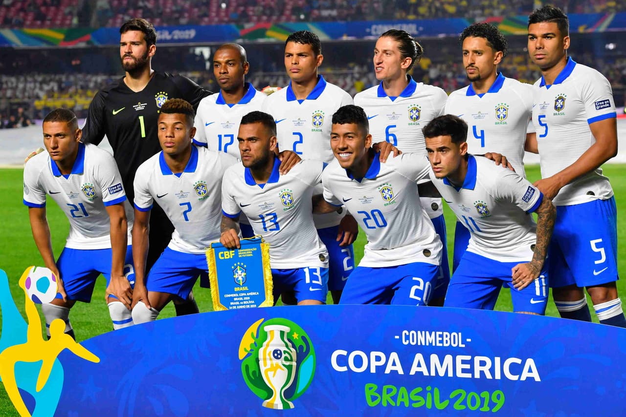 En 2019, Brasil usó la camiseta blanca en un juego oficial en la Copa América.