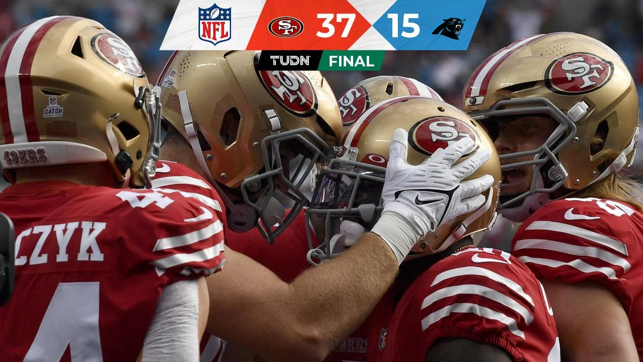 San Francisco 49ers aplasta a Carolina Panthers y consigue su primera victoria como visitante