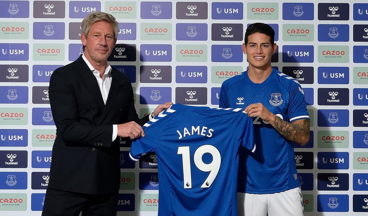James Rodriguez ha firmado un contrato de dos años con el club con opción a una tercera temporada. Carlo Ancelotti, técnico del Everton, está convencido que será una adición importante al equipo.