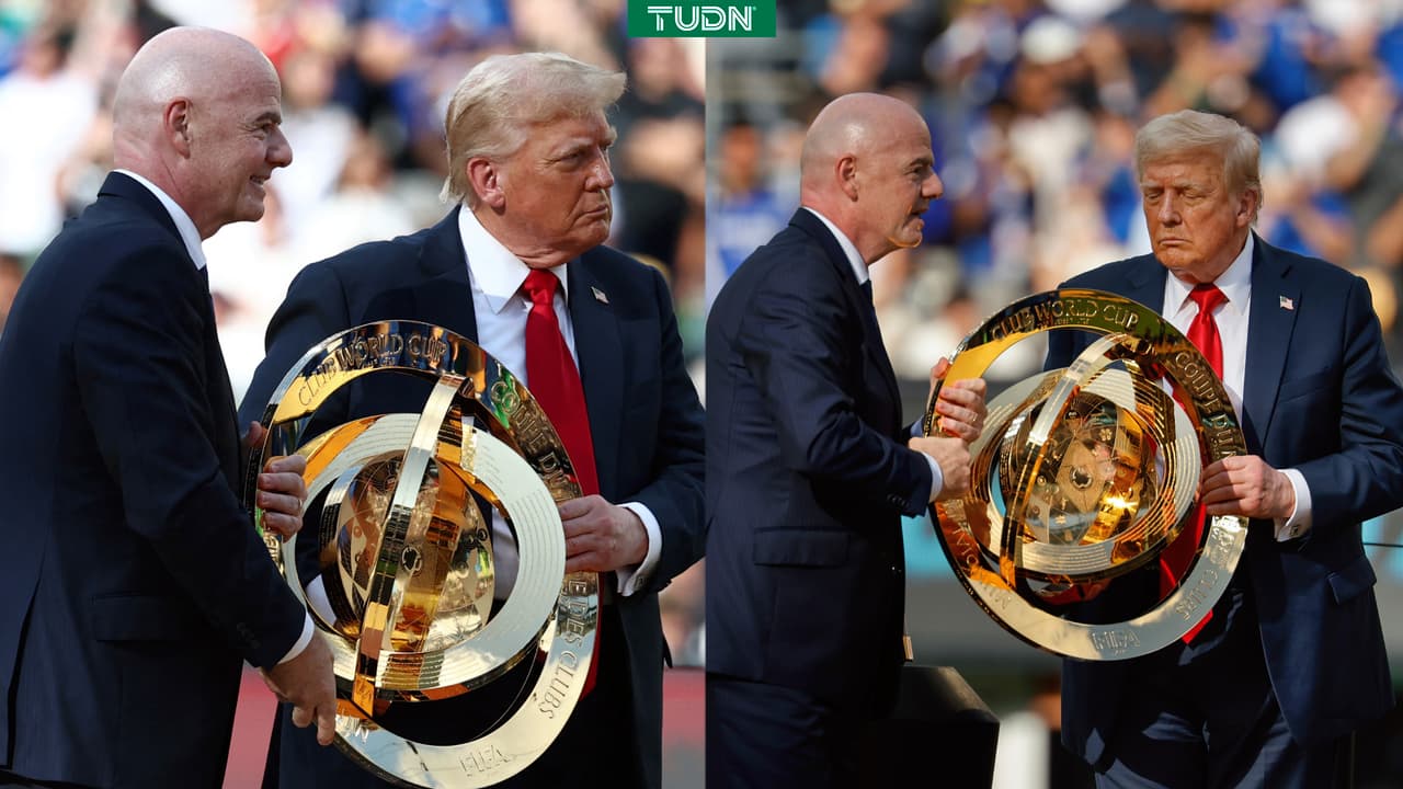 Donald Trump se quedó con el trofeo original del Mundial de Clubes