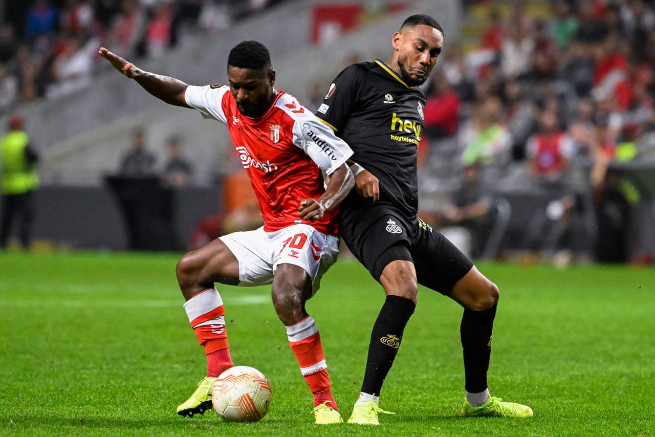 Sain-Gilloise dio una tremenda voltereta en casa del Sporting Braga y se instaló en el liderato del Grupo D.