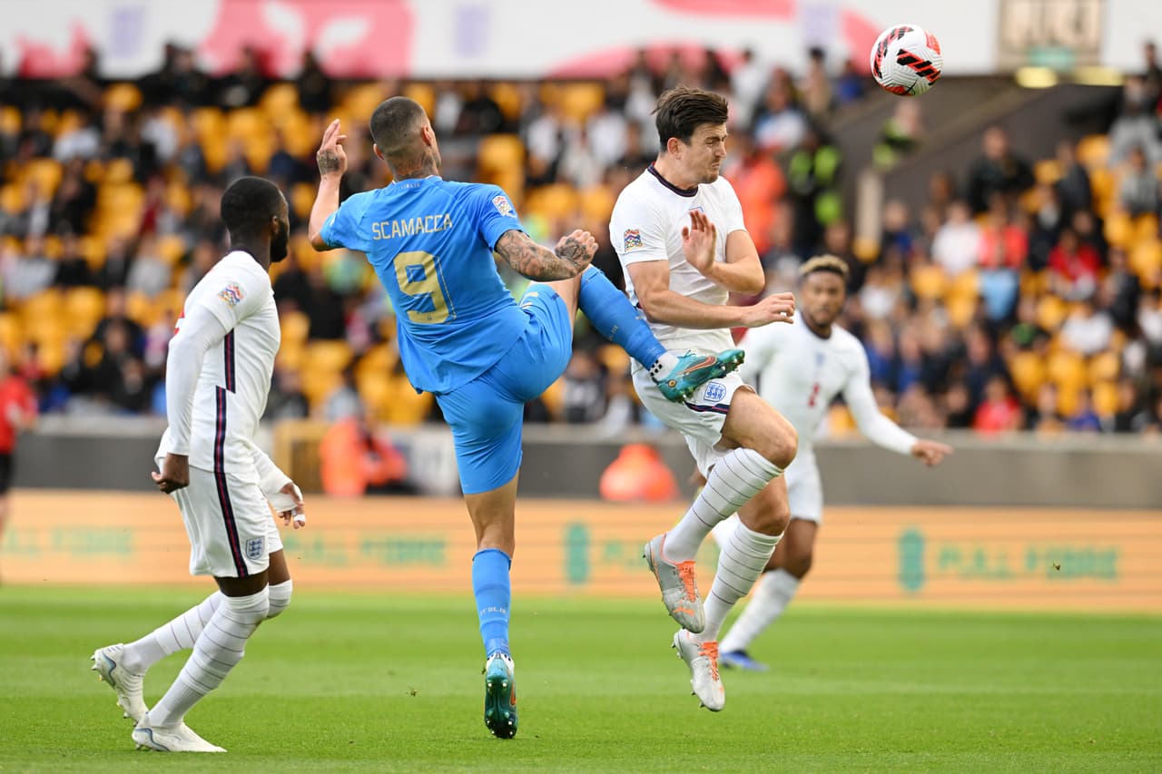 Inglaterra e Italia empataron sin goles en el Molineux Stadium, casa del Wolverhampton.