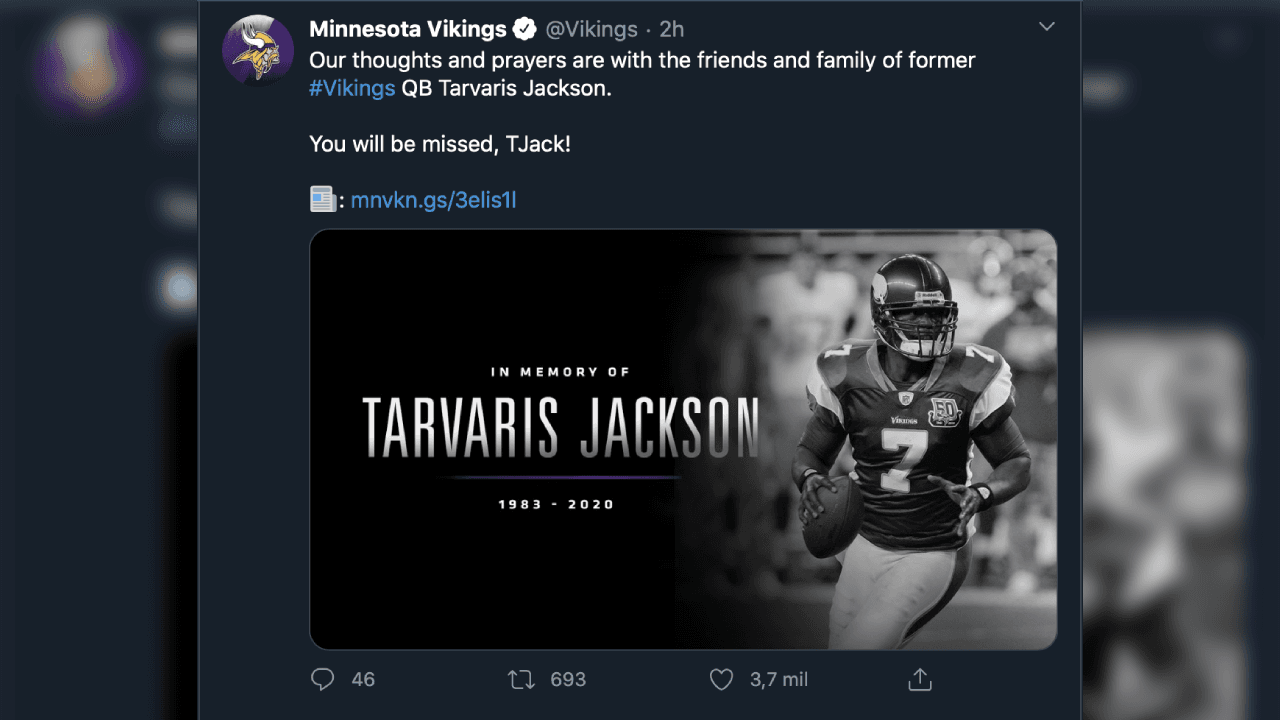 El mundo del futbol americano comprendido por la NFL, equipos de la NFL, coaches y compañeros, dan el último adiós al exquarterback.