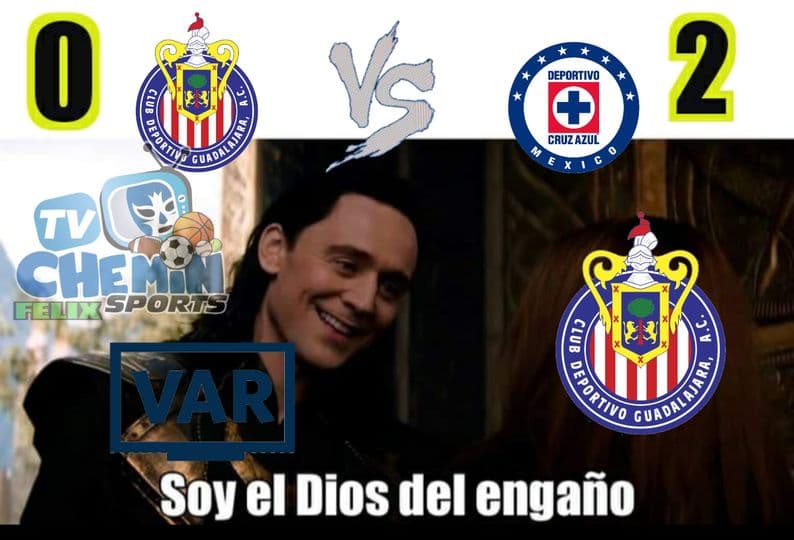 Las Chivas son el combustible para los mejores memes de la jornada 15 en el futbol mexicano.