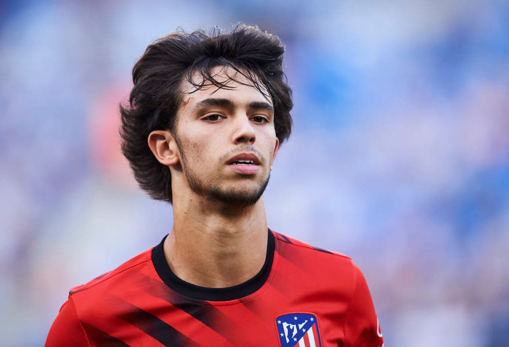 SAN SEBASTIAN, SPAIN - SEPTEMBER 14: Joao Felix of Atletico de Madrid looks on prior to the warm up during the Liga match between Real Sociedad and Club Atletico de Madrid at Estadio Reale Arena on September 14, 2019 in San Sebastian, Spain. (Photo by Juan Manuel Serrano Arce/Getty Images)