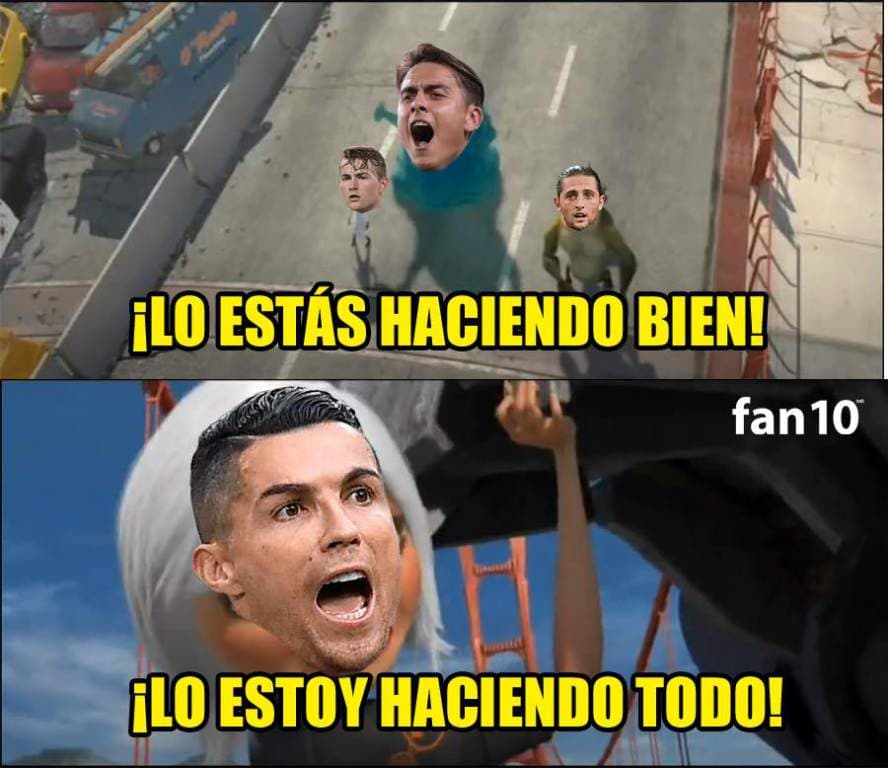 Juventus y CR7 quedaron fuera de la Champions y ahora nadie puede parar los memes en las redes sociales.
