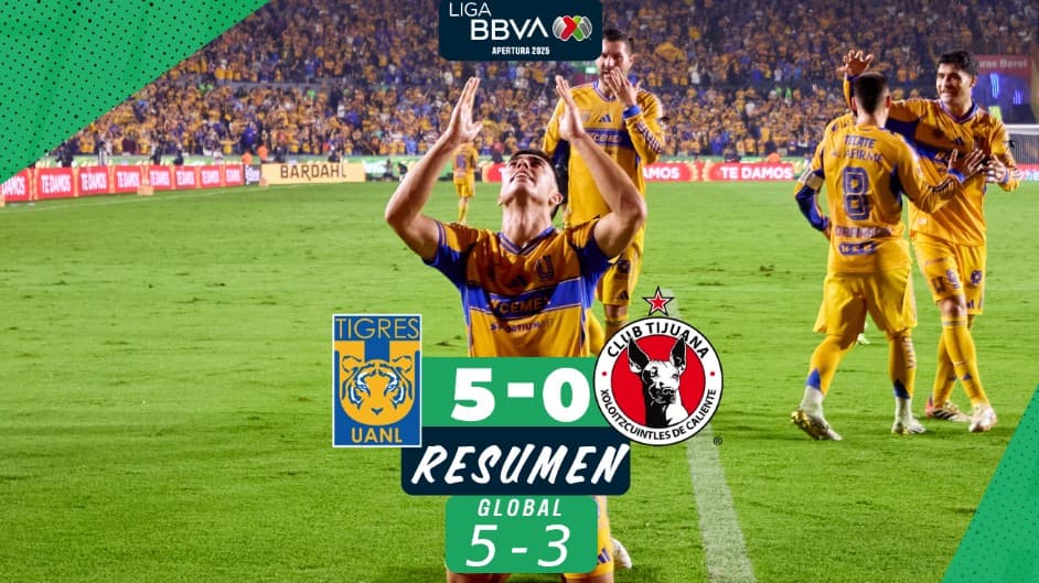 Tigres vs. Tijuana: Juan Brunetta encabeza la hazaña para clasificar a Semifinales de Liga MX
