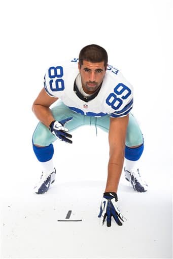 El TE de los Dallas Cowboys entra a su tercer año en la NFL este 2015, checa sus mejores imágenes (AP-NFL).