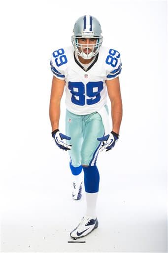 El TE de los Dallas Cowboys entra a su tercer año en la NFL este 2015, checa sus mejores imágenes (AP-NFL).
