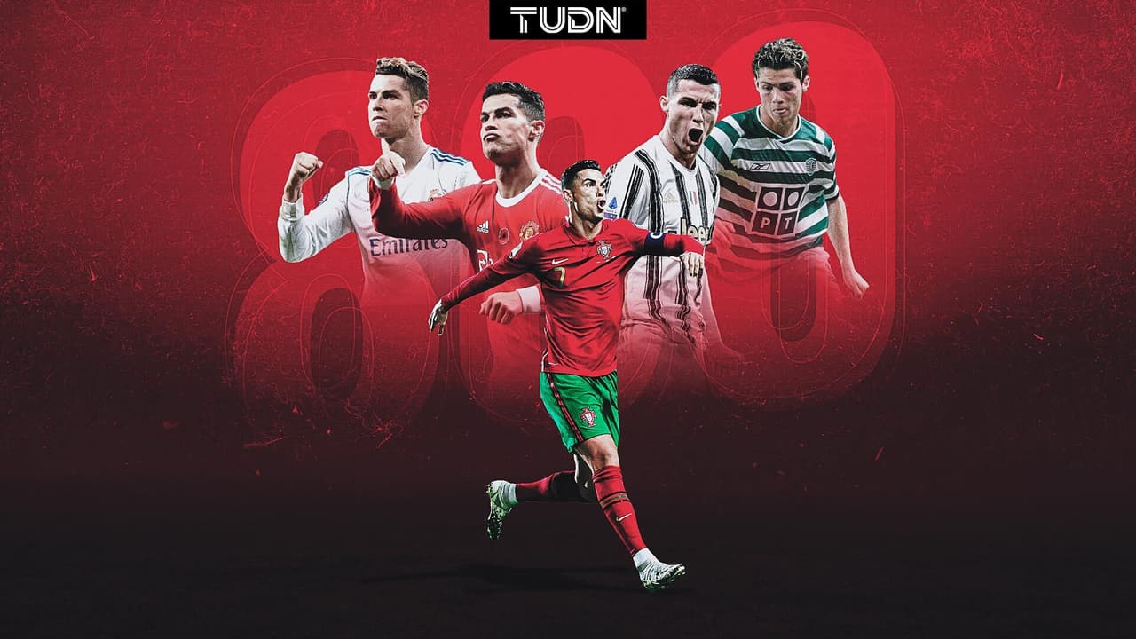 Cristiano Ronaldo supera los 800 goles y llega a 801 en su carrera futbolística