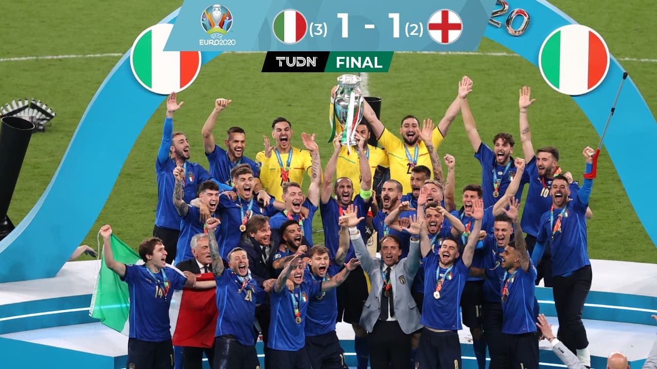 ¡Gladiatori del colosseo inglese! Italia es campeón de la Euro 2020