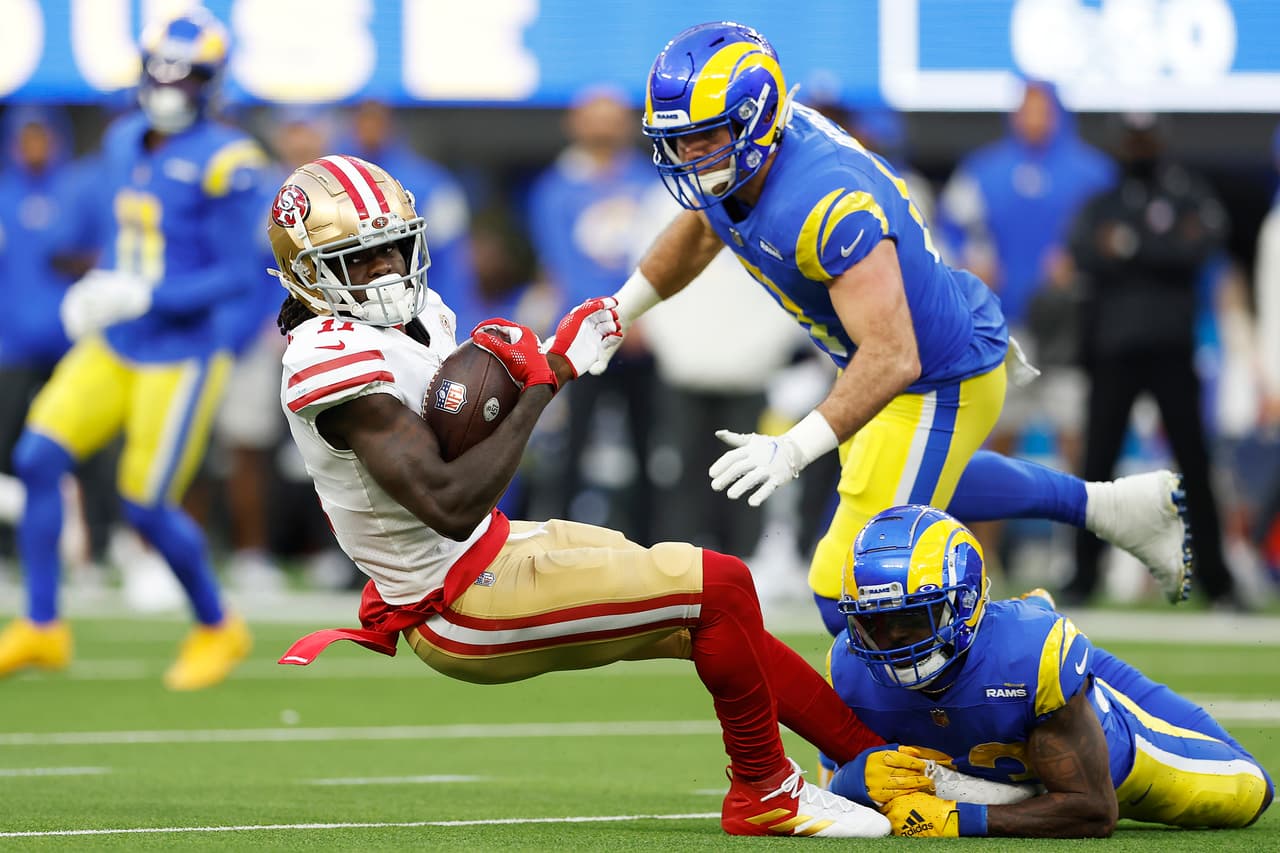 Los San Francisco 49ers se enfrentaron a Los Angeles Rams en la Final de la Conferencia Nacional.
