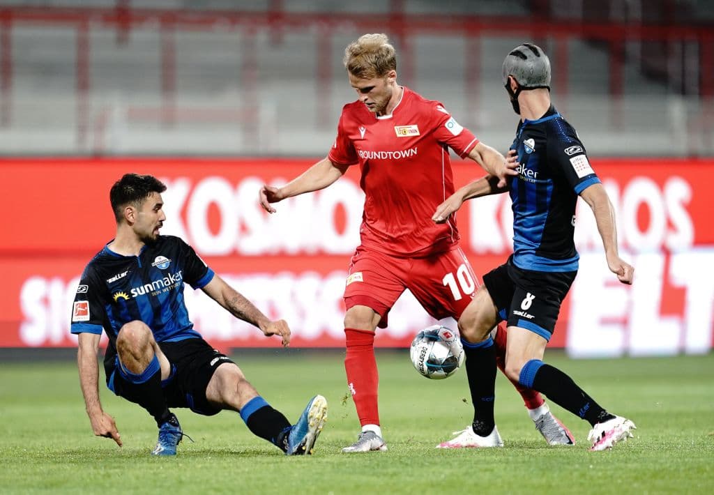 Union Berlín Logra derrotar al Paderborn que se sitúa en la última posición de la tabla con 20 unidades.