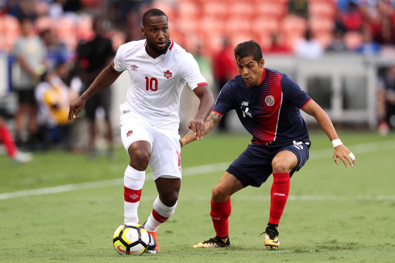 Costa Rica y Canadá empataron a un gol en partido disputado en el BBVA Compass Stadium.