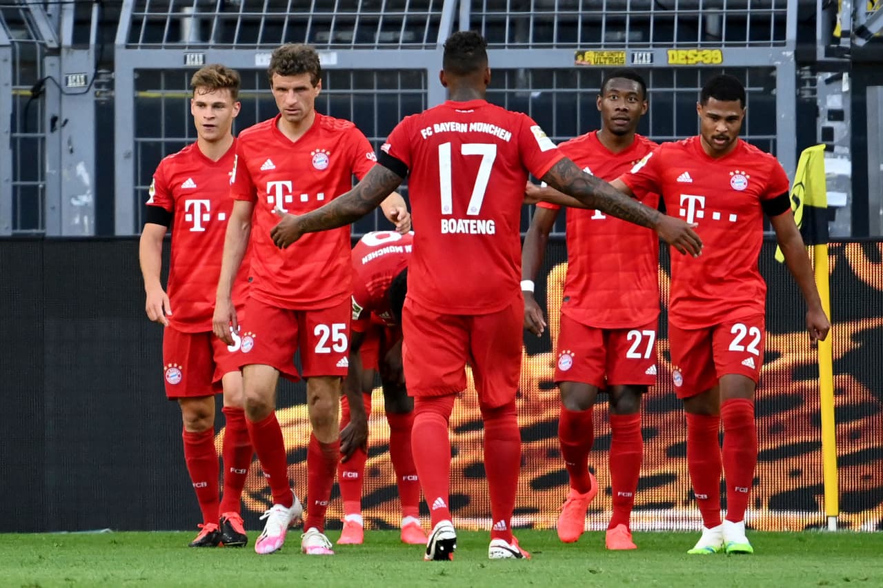 Con un golazo de Joshua Kimmich el Bayern München se llevó el Clásico 0-1 en casa del Dortmund y se enfila hacia el título del futbol alemán.