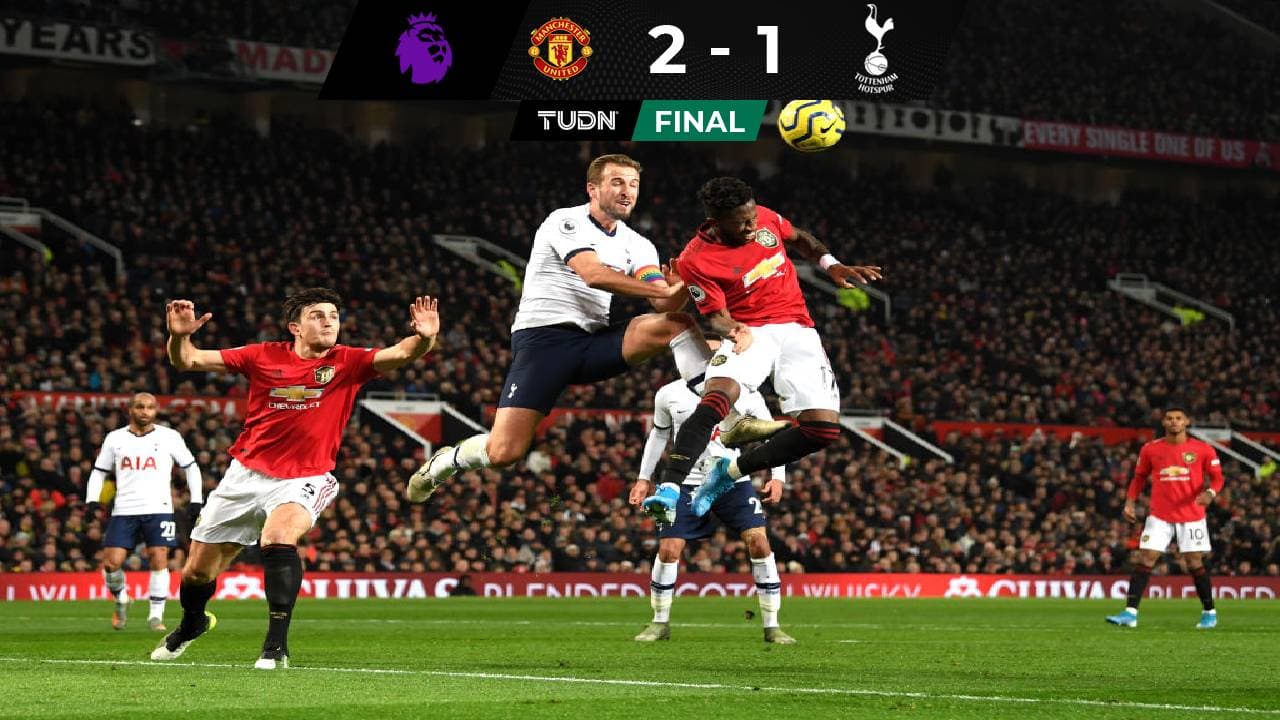 En el regreso de Mourinho, Tottenham cayó ante el United