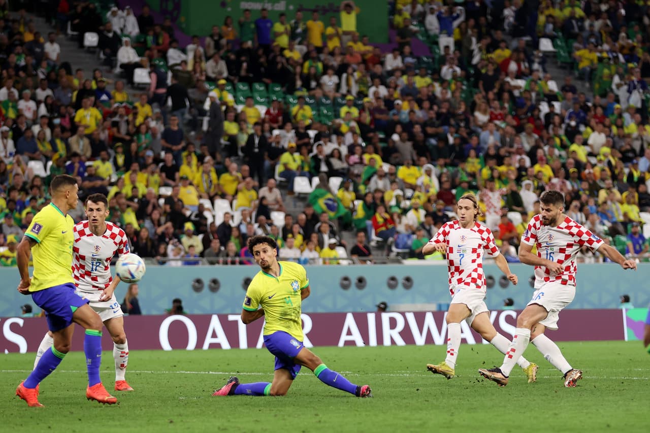 Croacia dio la sorpresa y derrotó 4-2 en penales a Brasil en el Estadio Ciudad de la Educación en los Cuartos de Final del Mundial Qatar 2022.
