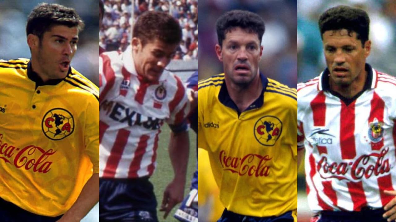 Las ocho leyendas que se vistieron de Águilas y Chivas | De los más de cincuenta futbolistas que defendieron ambas casacas, estos fueron los más destacados.