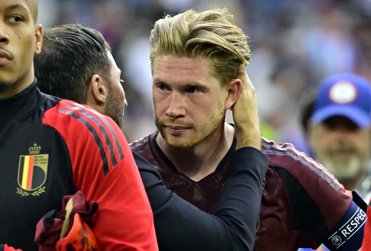 De Bruyne llama "estúpido" a reportero tras derrota de Bélgica en la Euro 2024