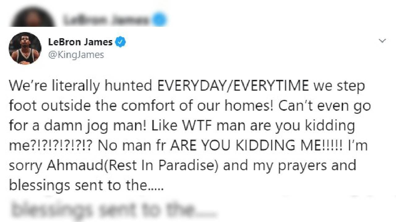 El ciudadano estadounidense fue abatido por dos personas mientras se encontraba corriendo en su vecindario.